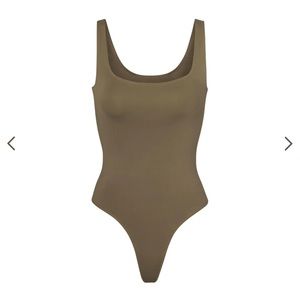 Skims soft soothing thong bodysuit